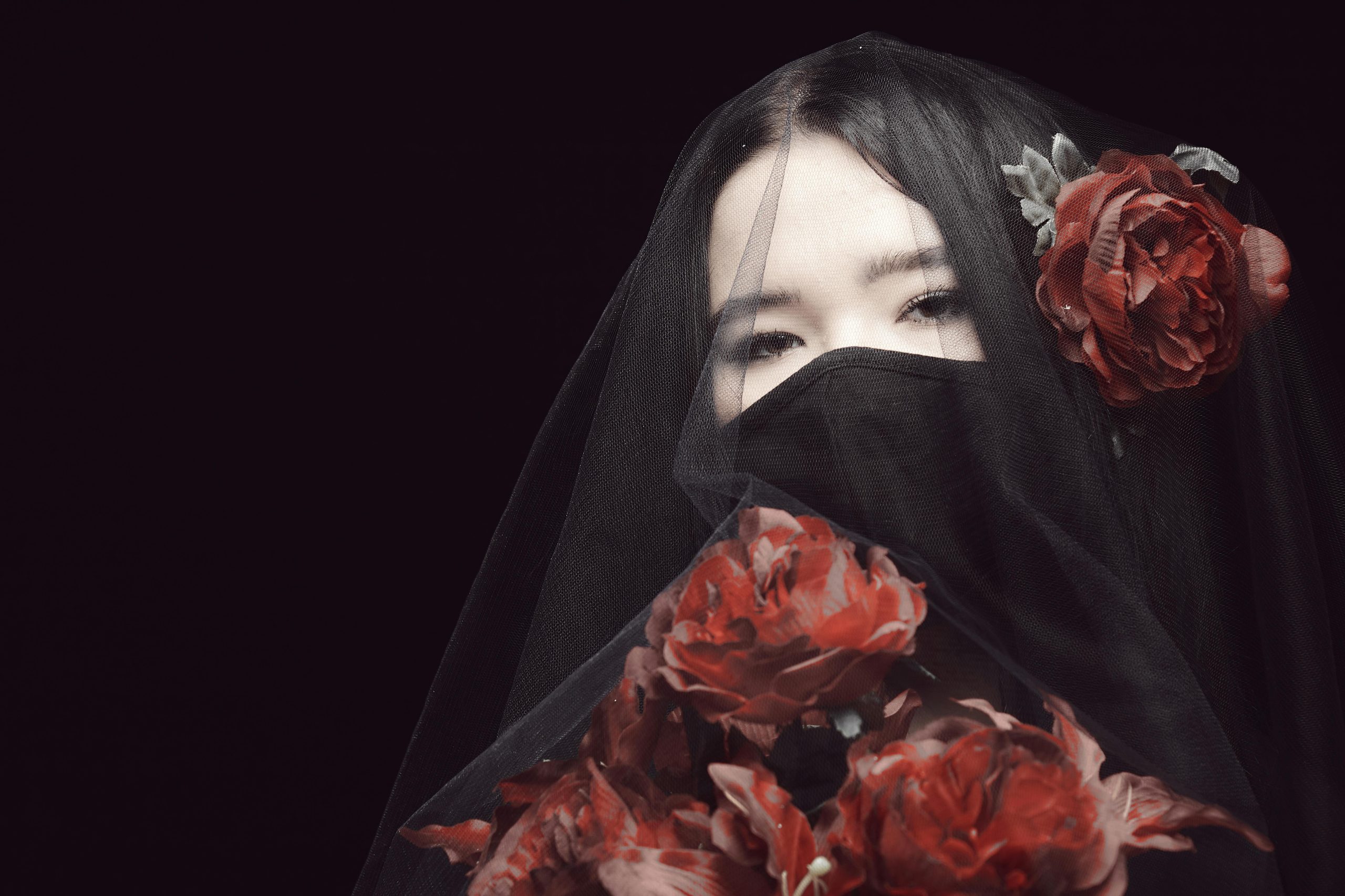 Ilustrasi black rose artinya